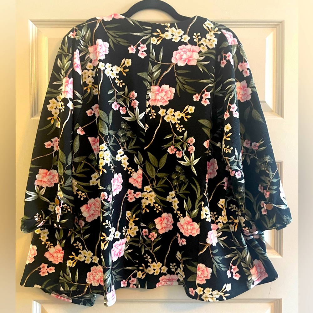 Floral blazer
